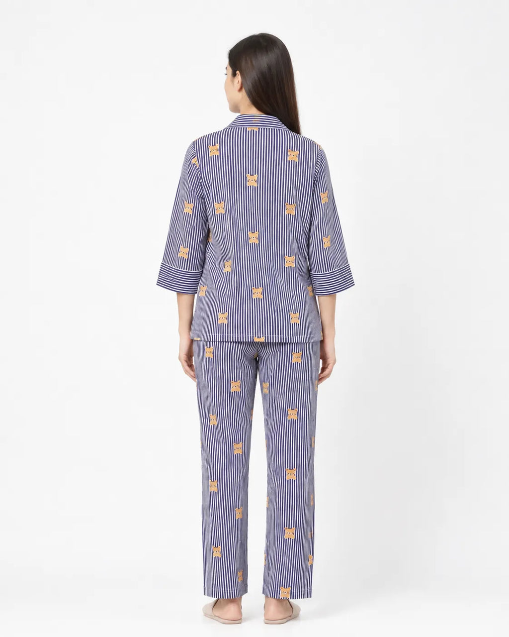 Velure Berry Bear Hug Night Suit