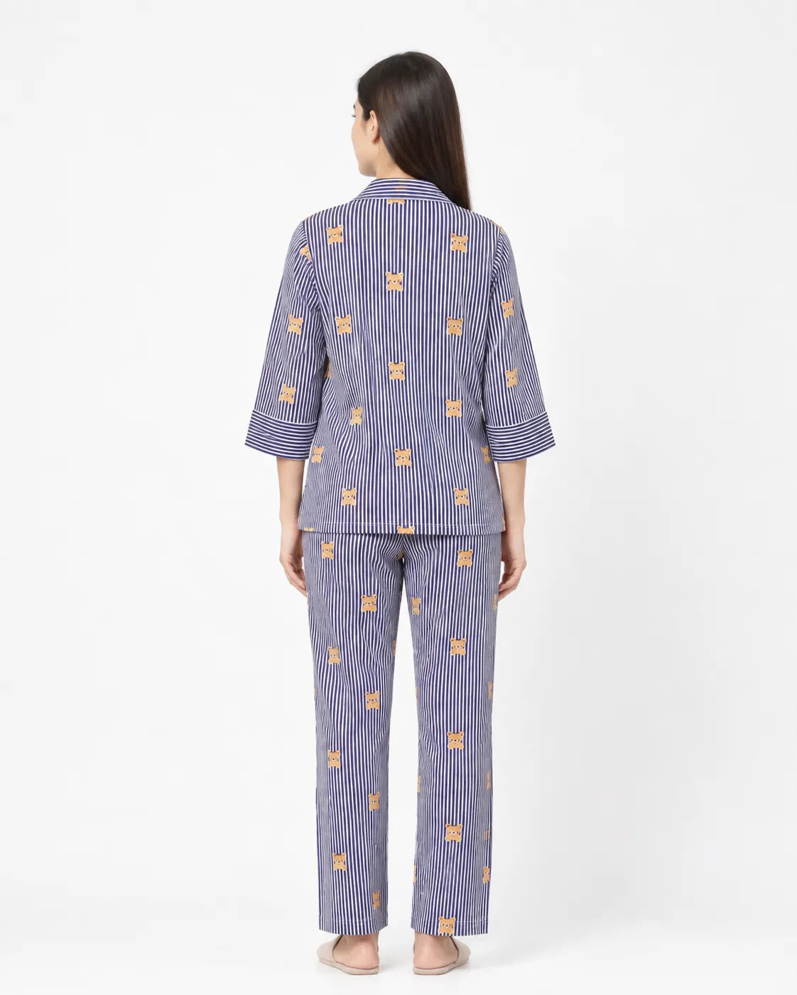 Velure Berry Bear Hug Night Suit