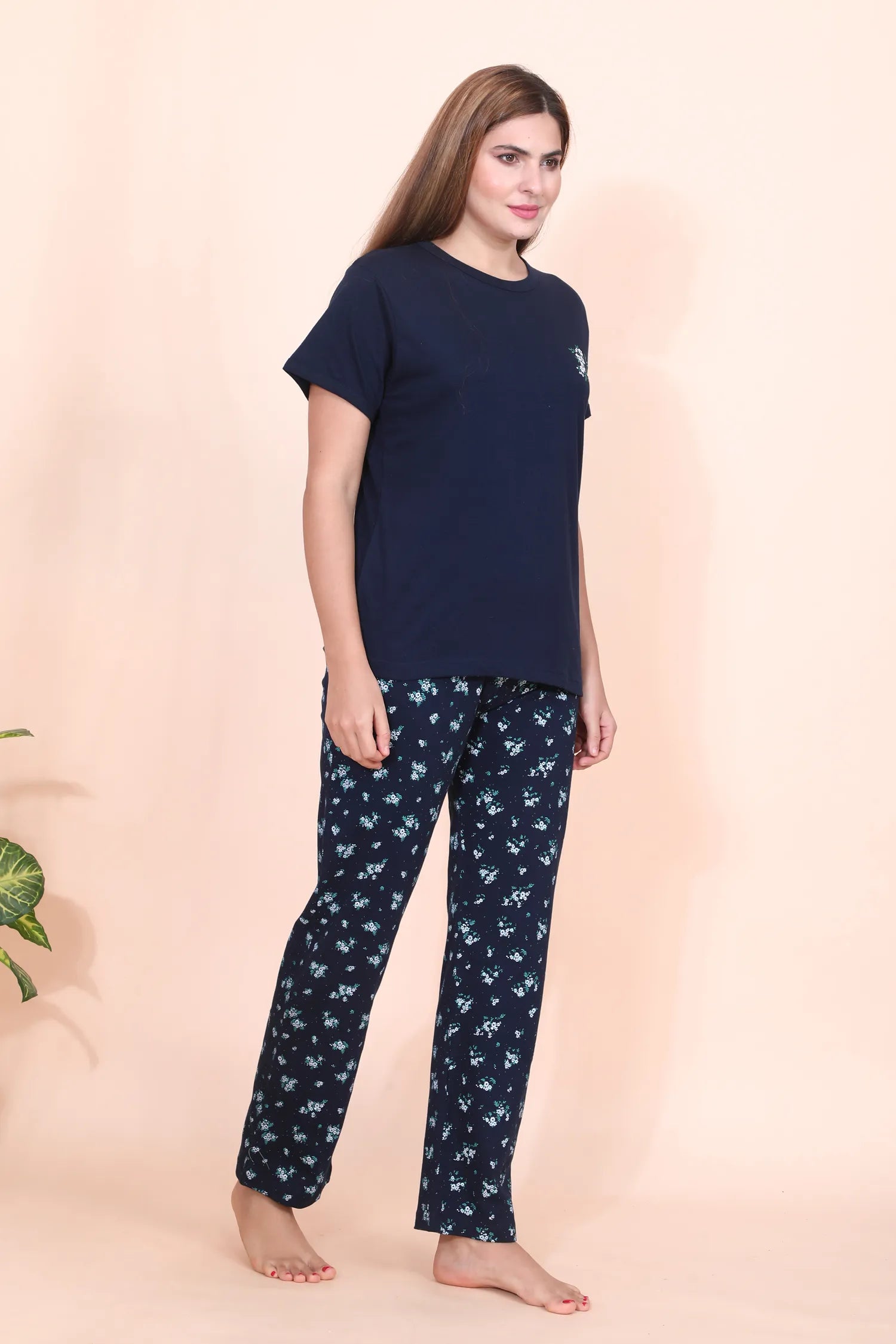 Velure Floral Printed Pajama Set