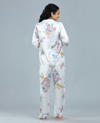 Velure Bloom Floral Print Night Suit