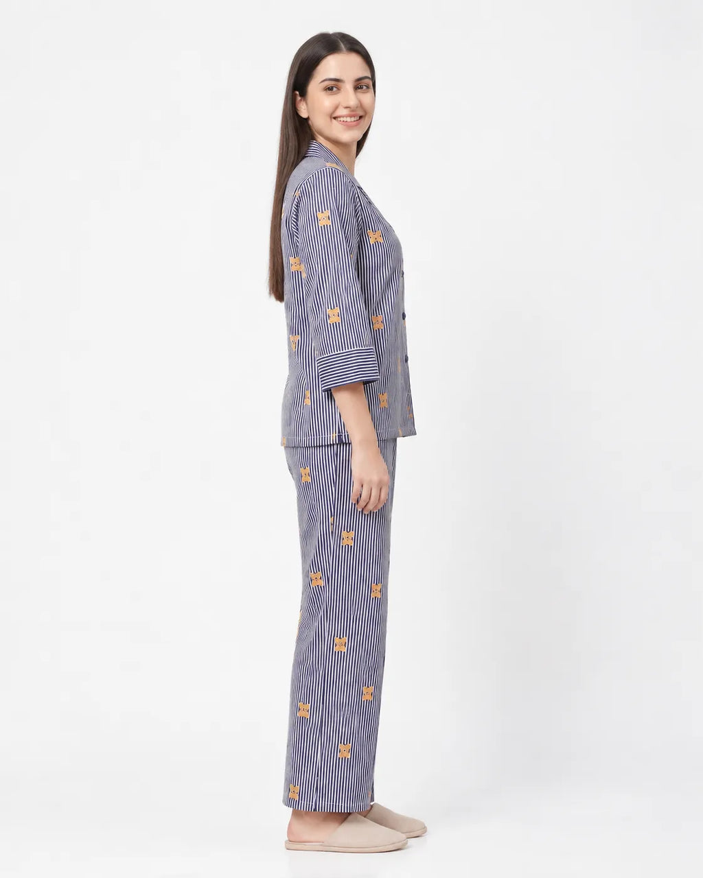 Velure Berry Bear Hug Night Suit
