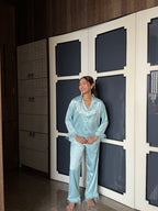 Velure Refreshing Fur Satin Night Suit