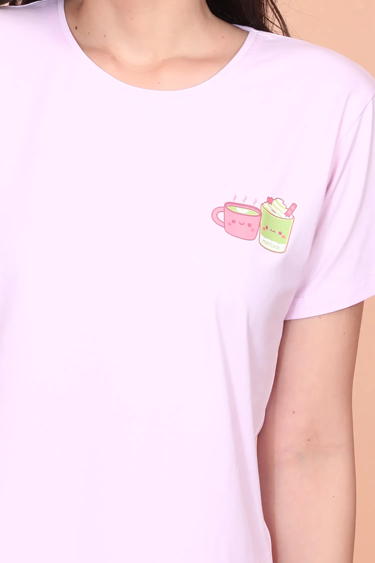 Velure Cute Boba Doodle Pajama Set