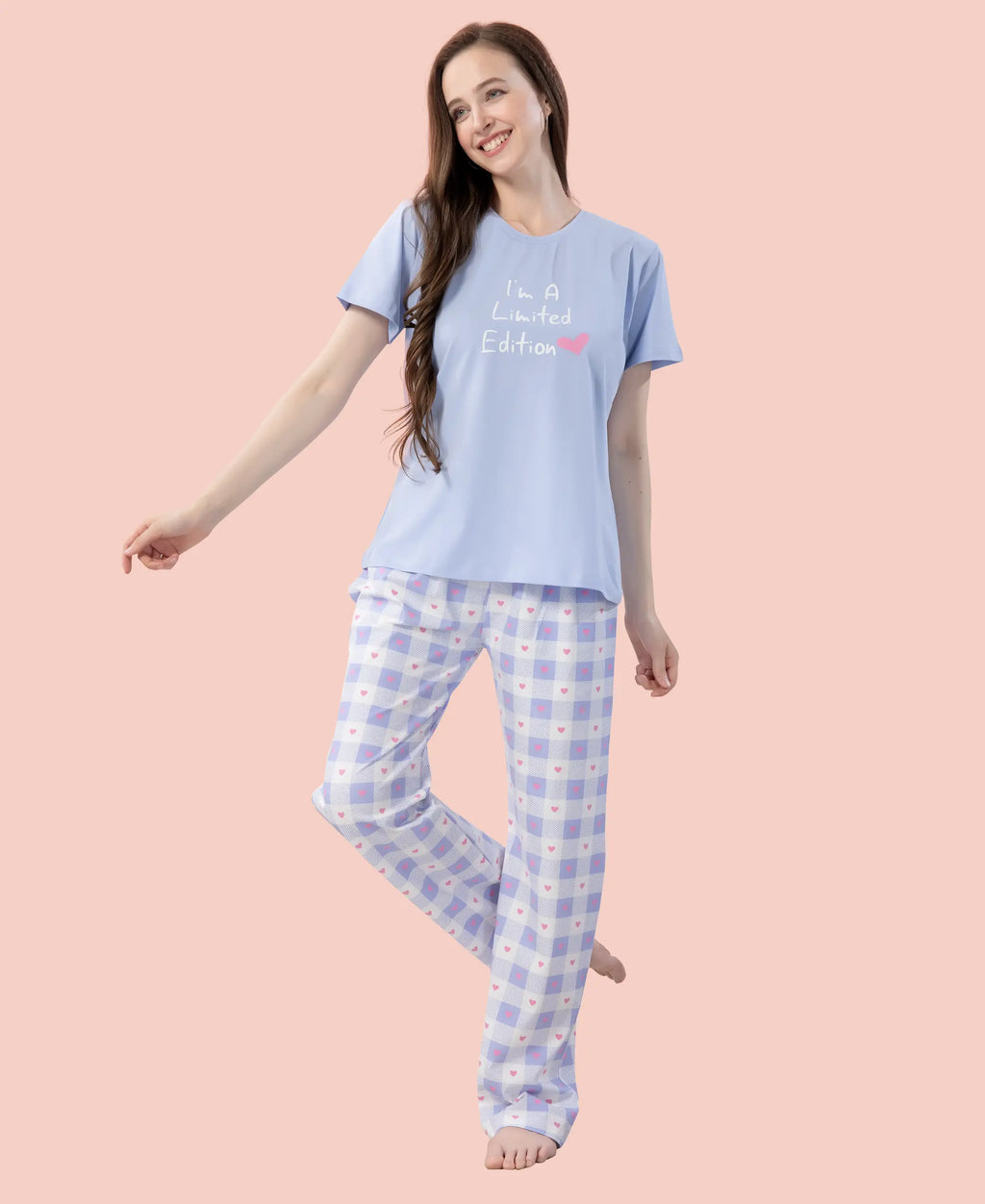 Velure Sleek Printed Pajama Set