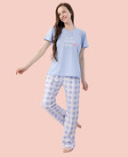 Velure Sleek Printed Pajama Set