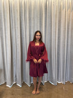 Velure Attractive Maroon Only Robe