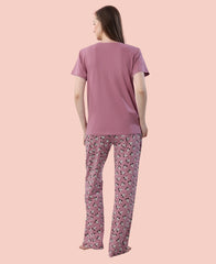 Velure Playful Panda Printed Pajama Set