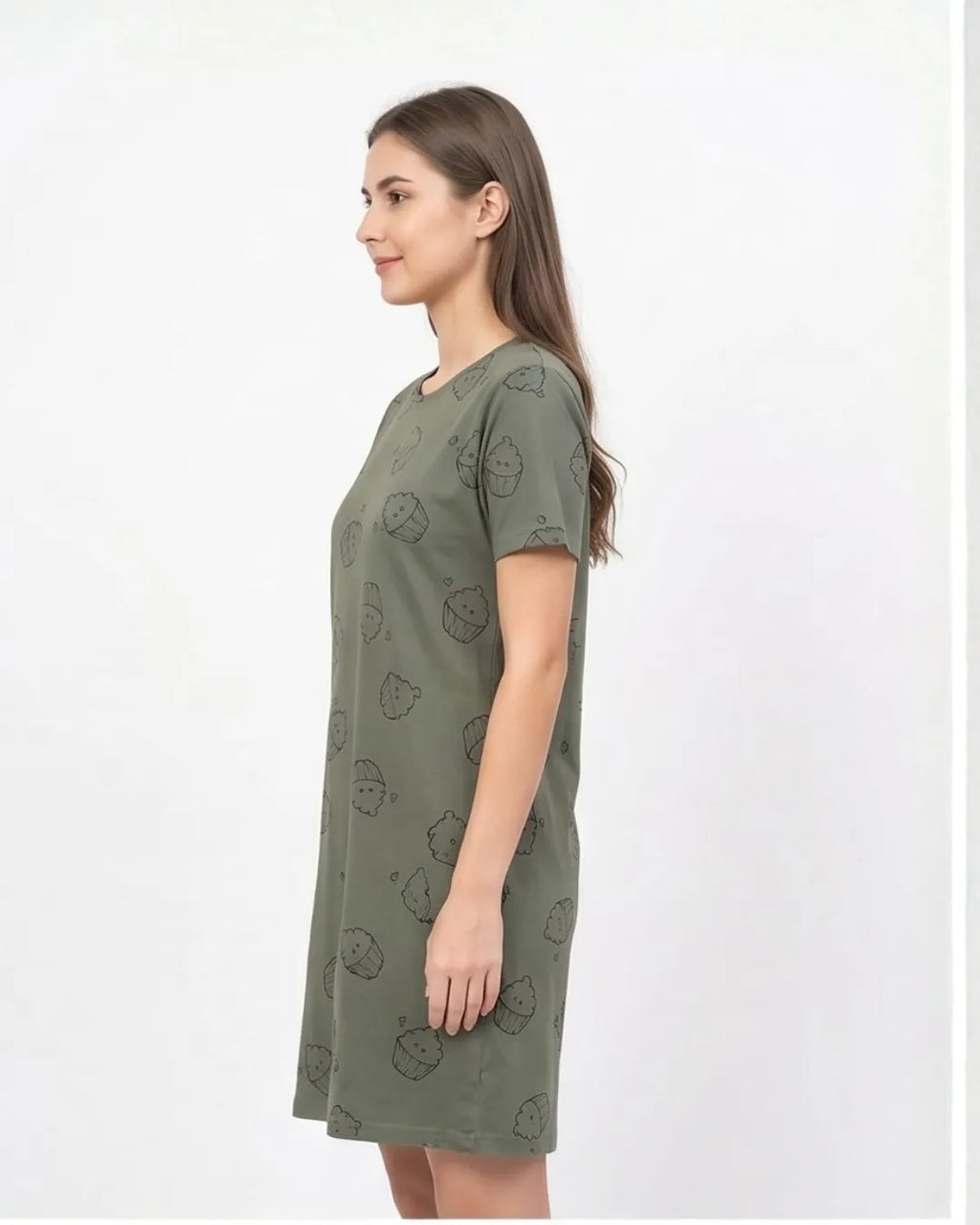 Velure Matcha Cupcake Short Nighty