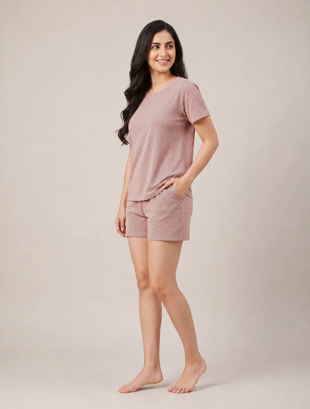 Velure Minimal Luxe Shorts Set