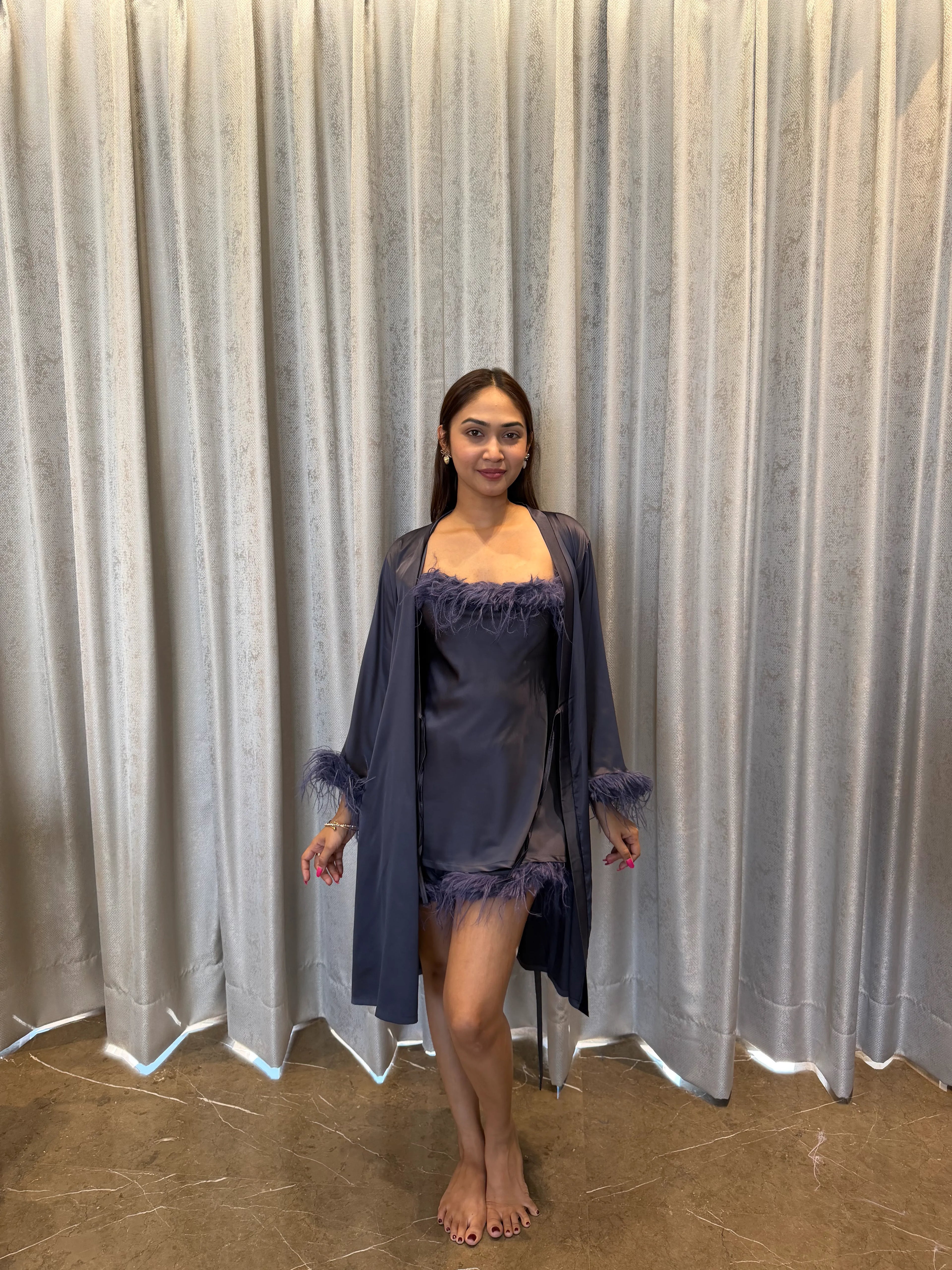 Velure Magnificent Grey Robe