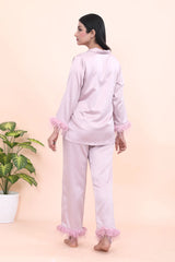 Velure Glossy Fur Night Suit