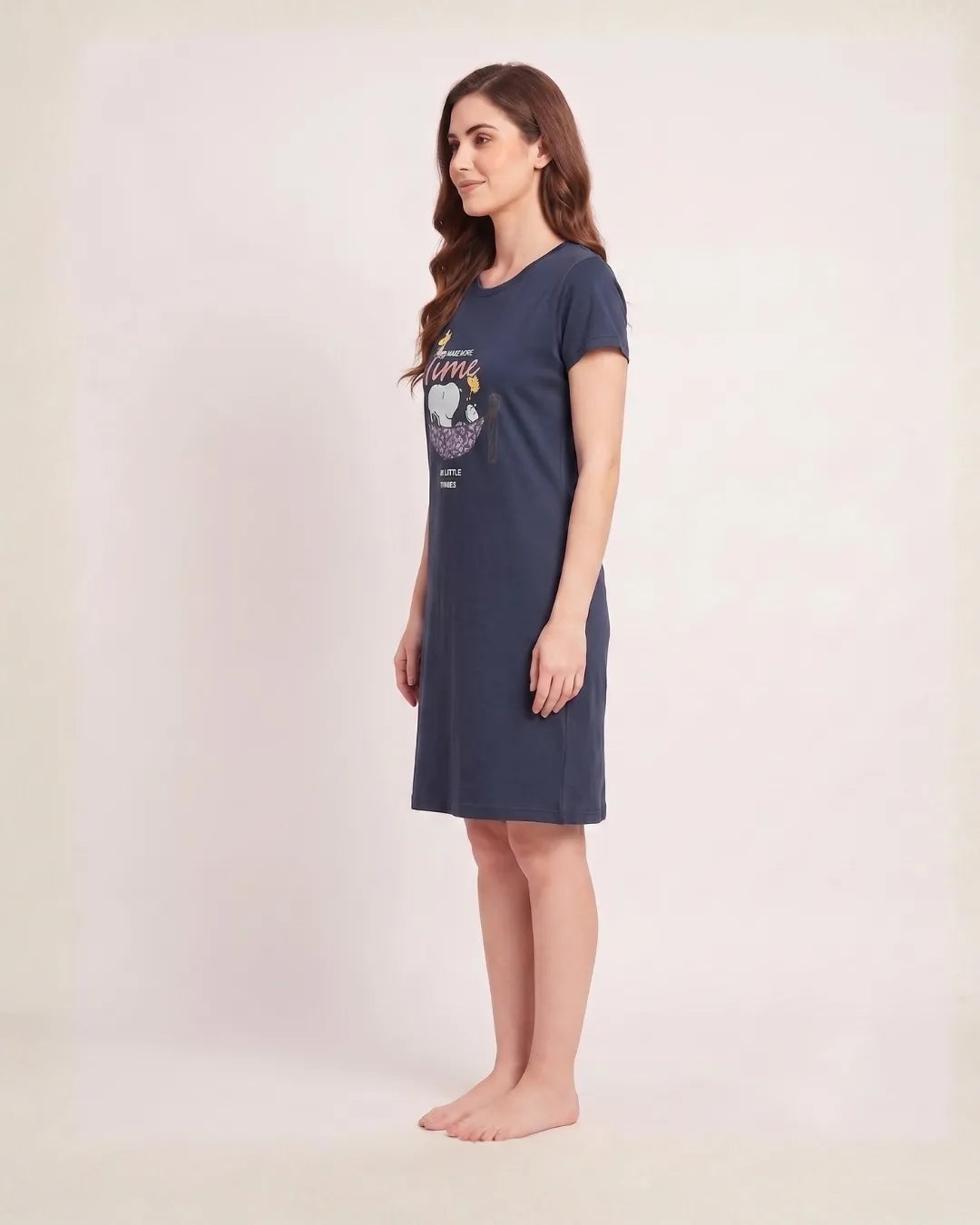 Velure Midnight Snooze Snoopy Short Nighty