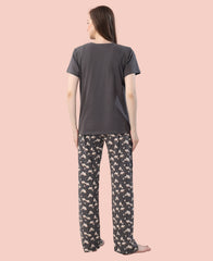 Velure Playful Polar Bear Printed Pajama Set