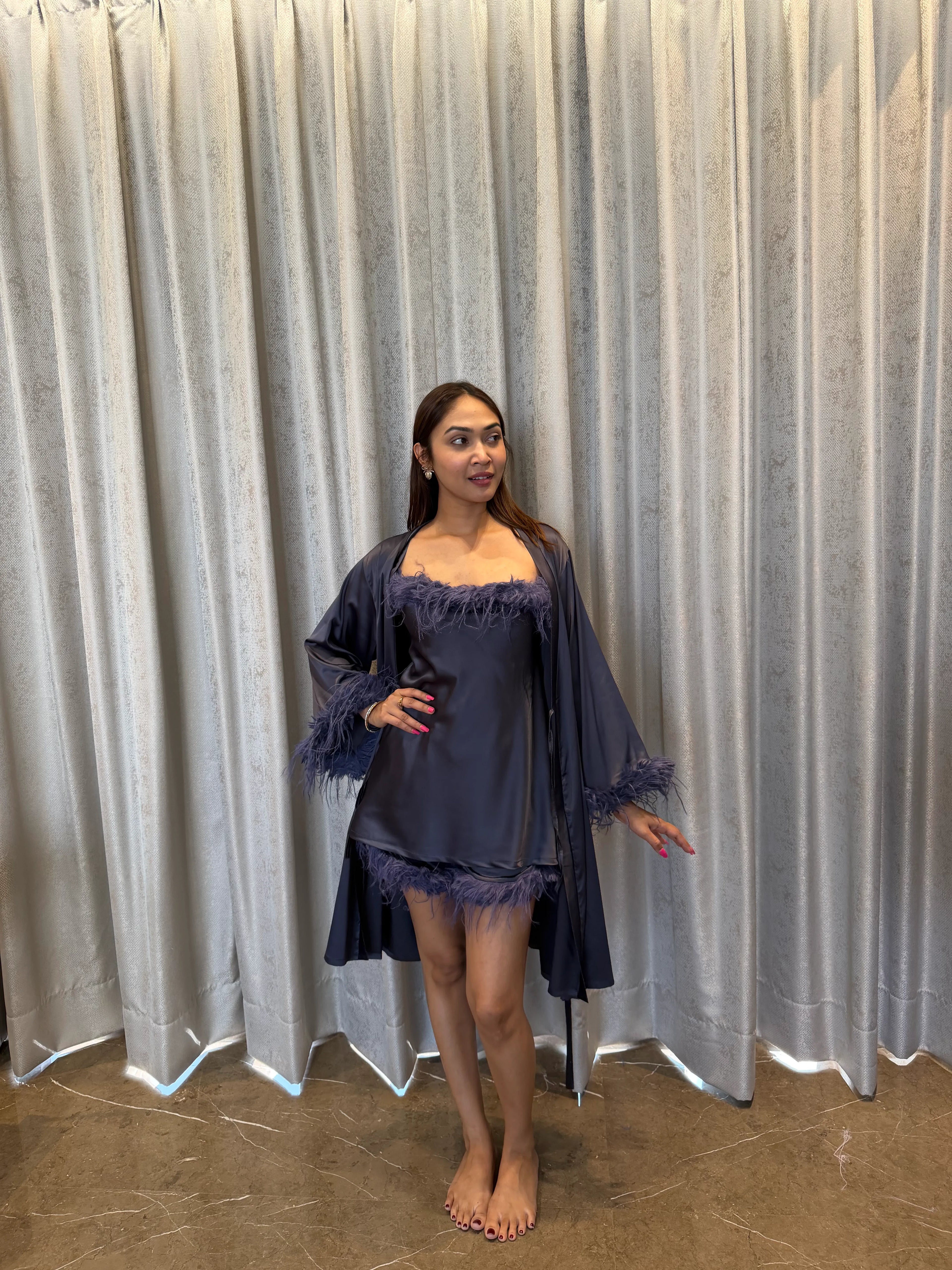 Velure Magnificent Grey Robe