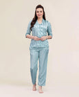 Velure Fusion Stripped Night Suit