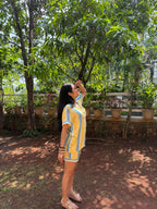 Velure Cozy Stripes Shorts Set