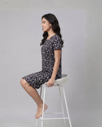 Velure Midnight Meadow Ditsy Floral Short Nighty