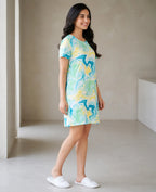 Velure Aqua Swirl Short Nighty
