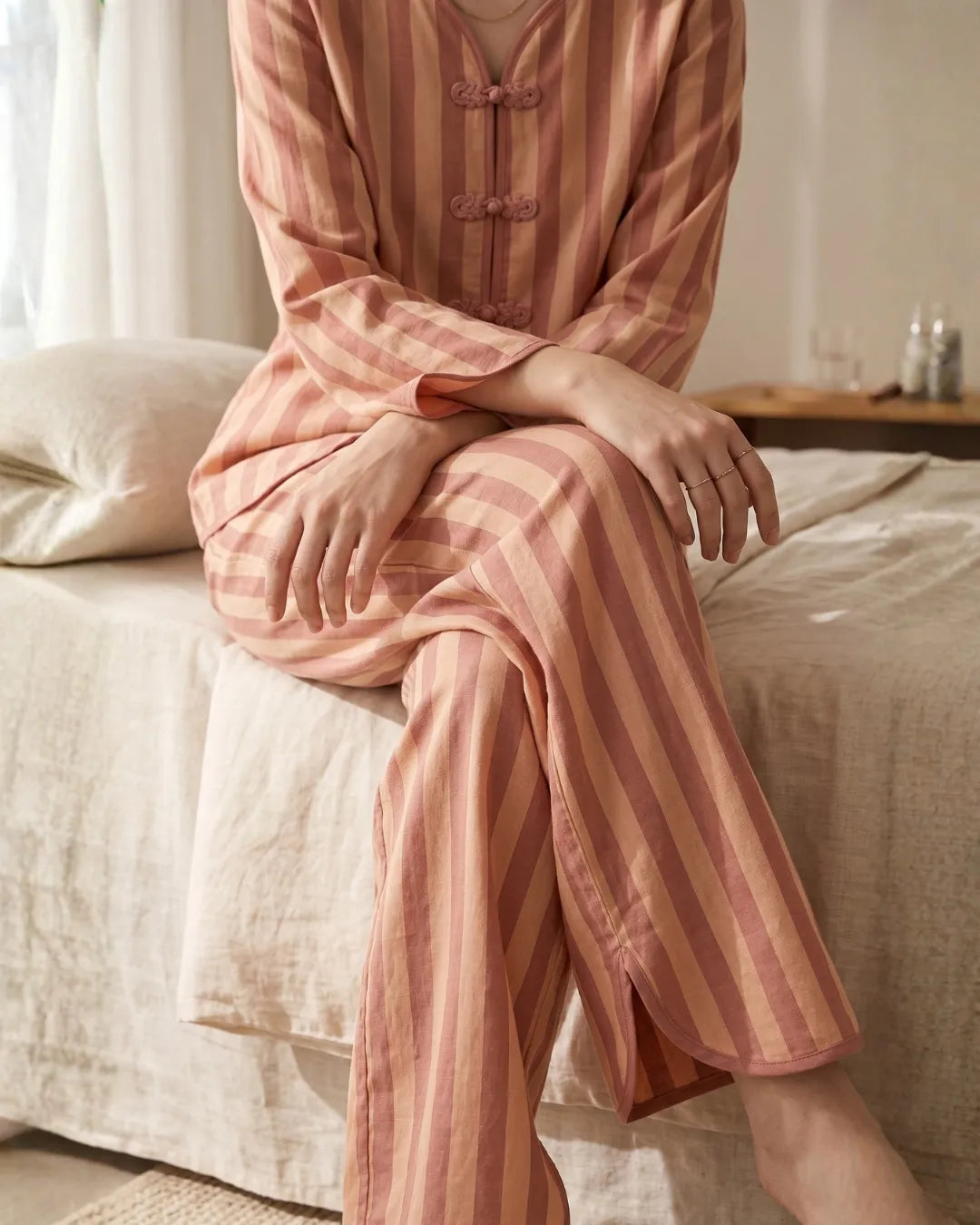 Velure Terracotta Clay Night Suit