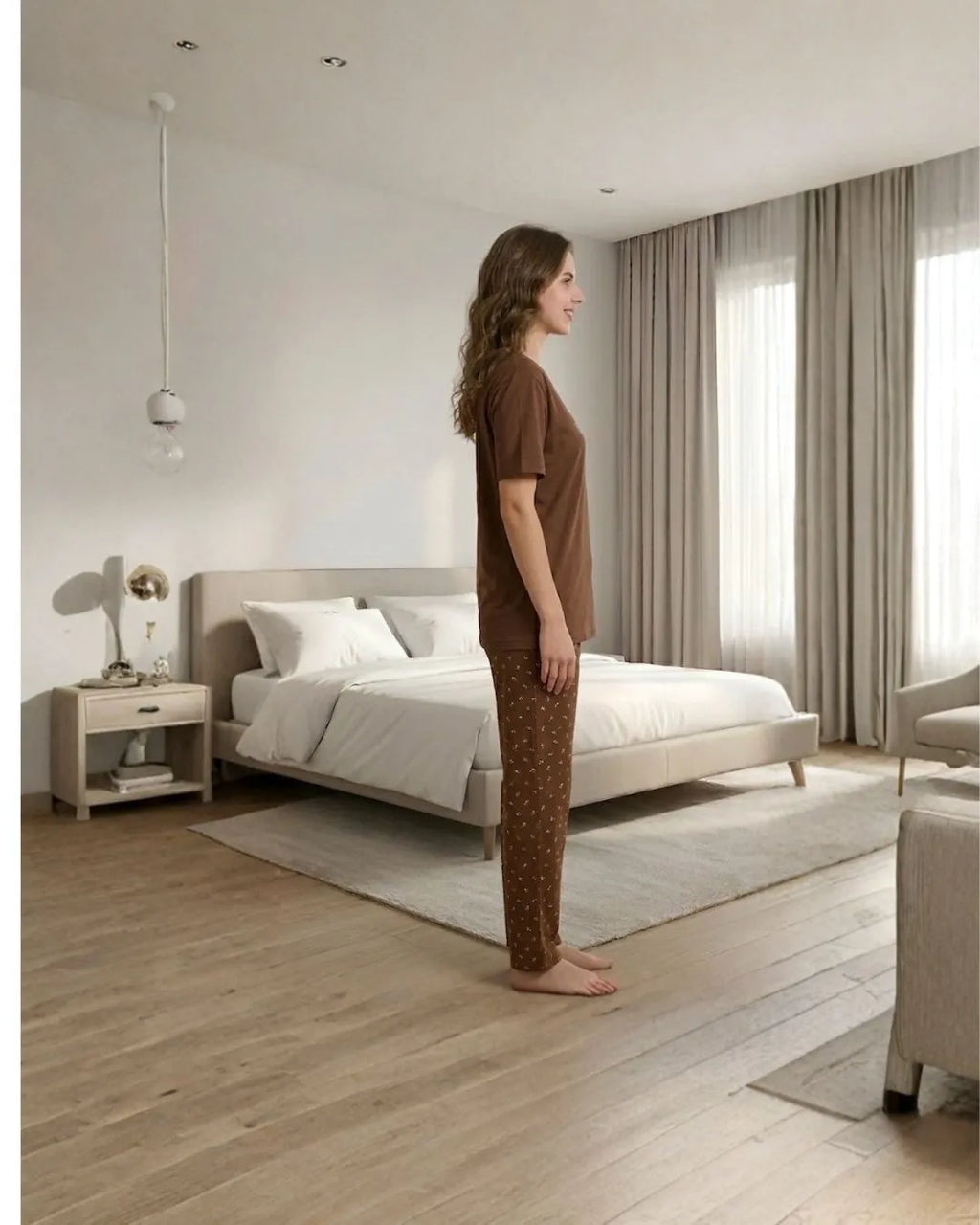 Velure Adorable Graphic Print Pajama Set