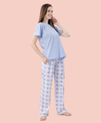 Velure Sleek Printed Pajama Set