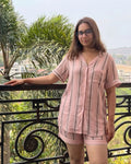 Velure Adorable Stripes Shorts Set