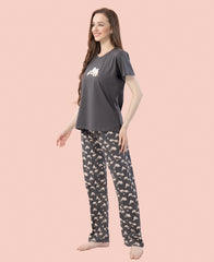 Velure Playful Polar Bear Printed Pajama Set