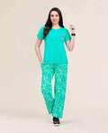 Velure Lovely Panda Print Pajama Set - Velure - - Cotton Lycra Fabric, Full Length Pant, Half Sleeves, Round neck nightsuit