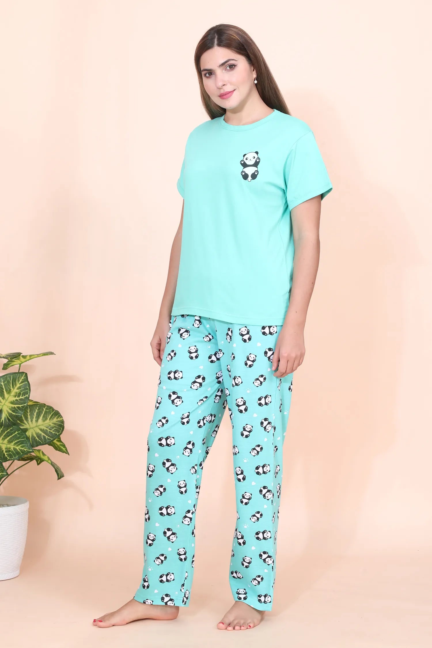 Velure Fashionable Panda Pajama Set