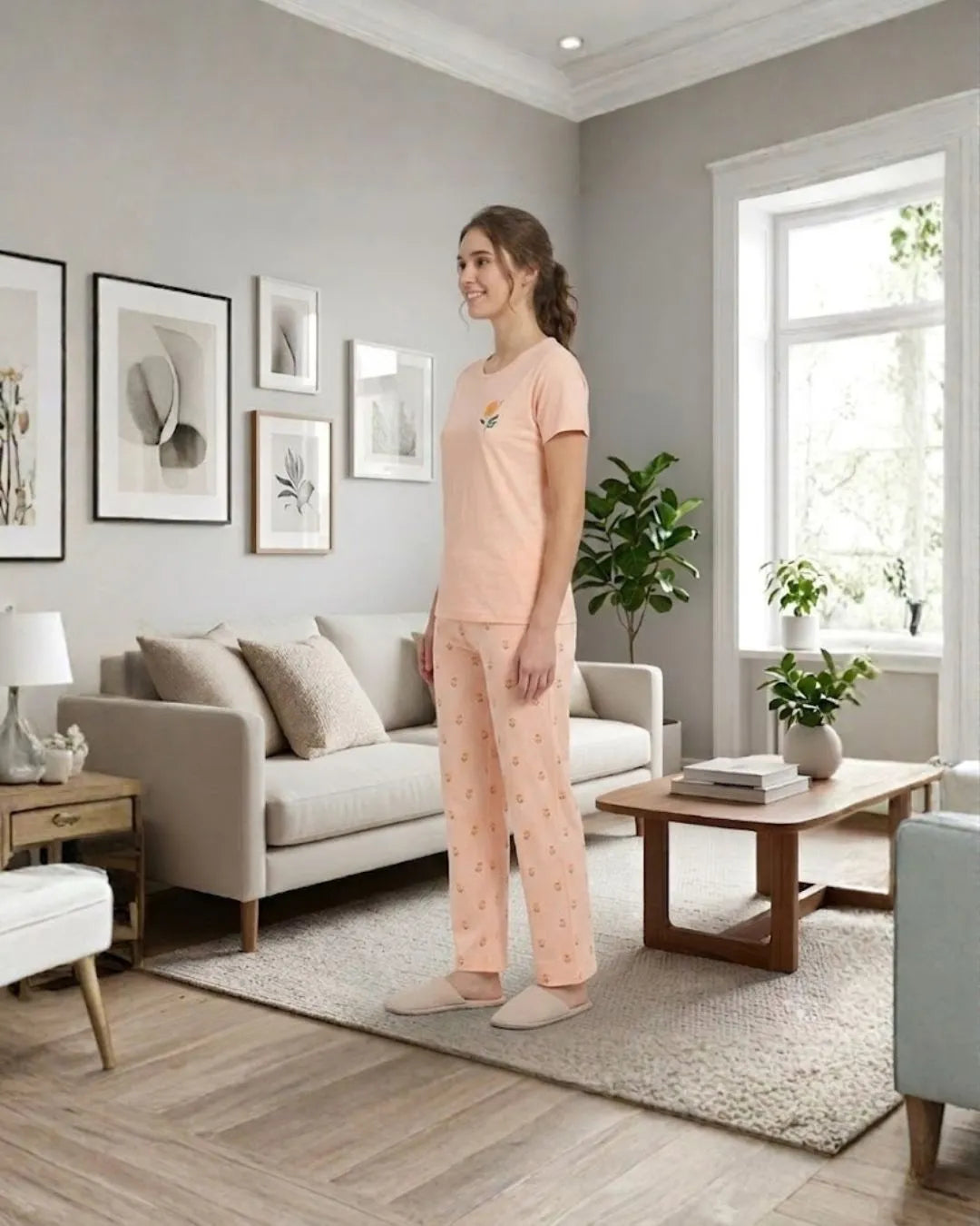 Velure Adorable Floral Pajama Set