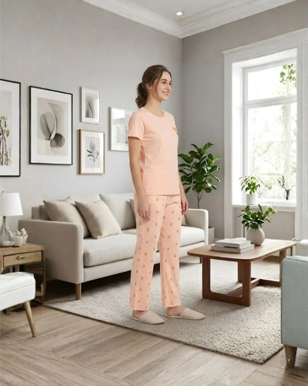 Velure Adorable Floral Pajama Set