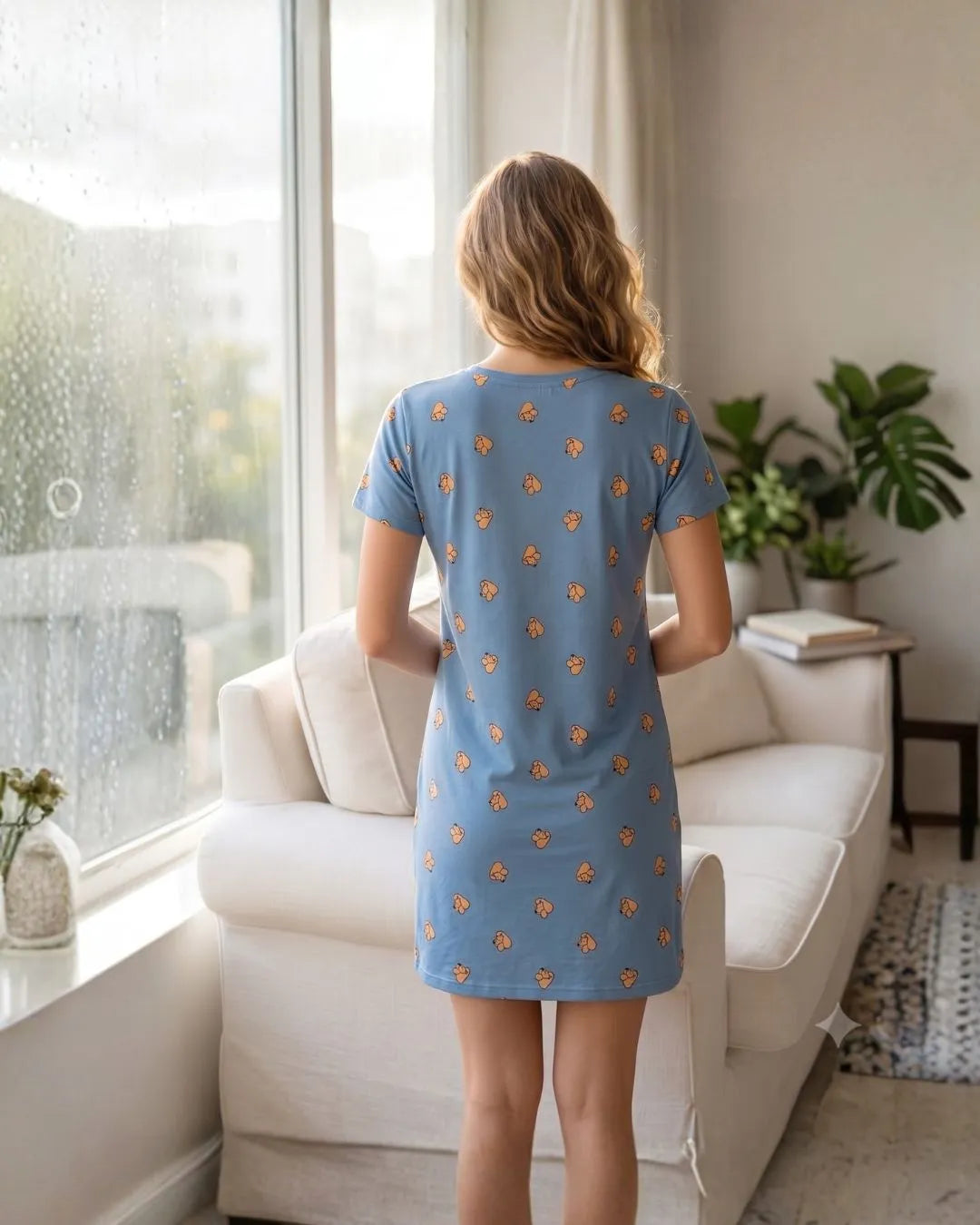 Velure Playful Paws Short Nighty