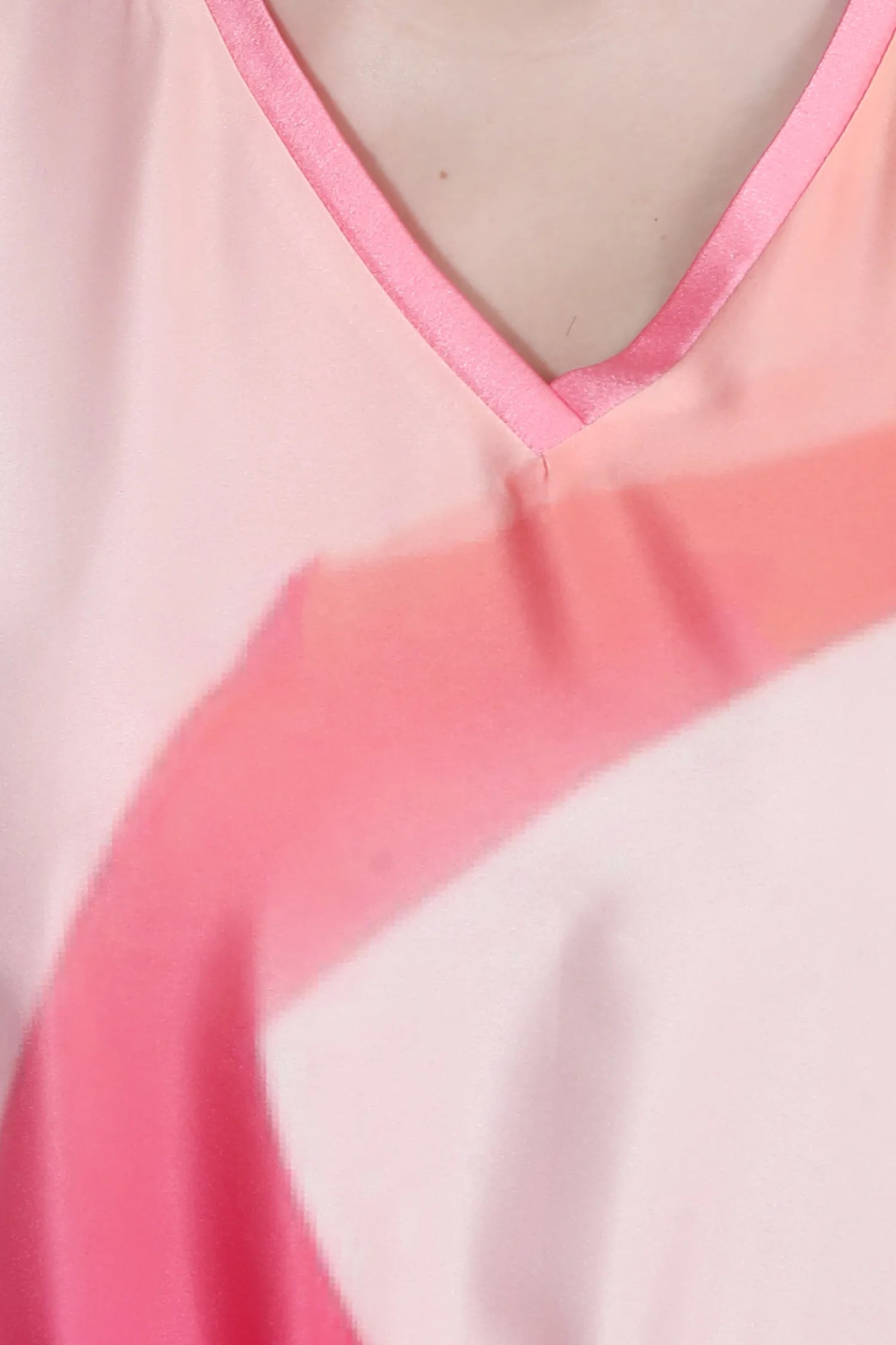 Velure Embellished Gradient Kaftan - Velure - - Center Drawstring, Full Length Nighty, Satin