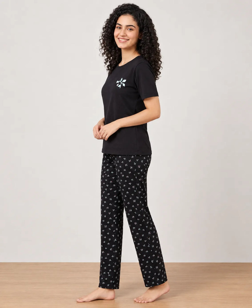 Velure Midnight Petals Pajama Set