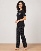 Velure Midnight Petals Pajama Set