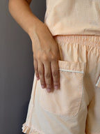 Velure Apricot Fizz Shorts Set