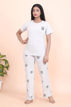 Velure Trendy Panda Print Pajama Set
