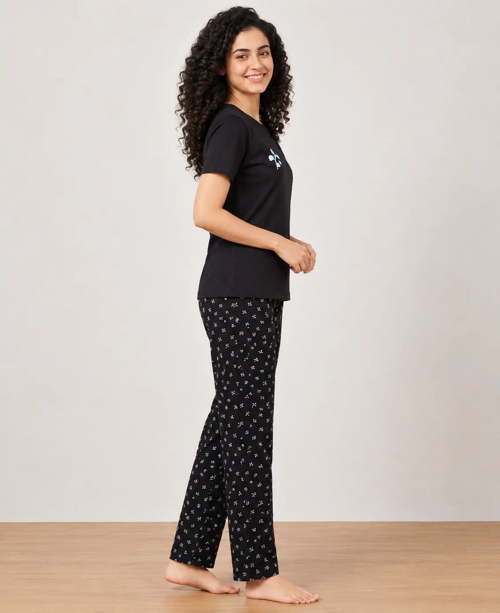 Velure Midnight Petals Pajama Set