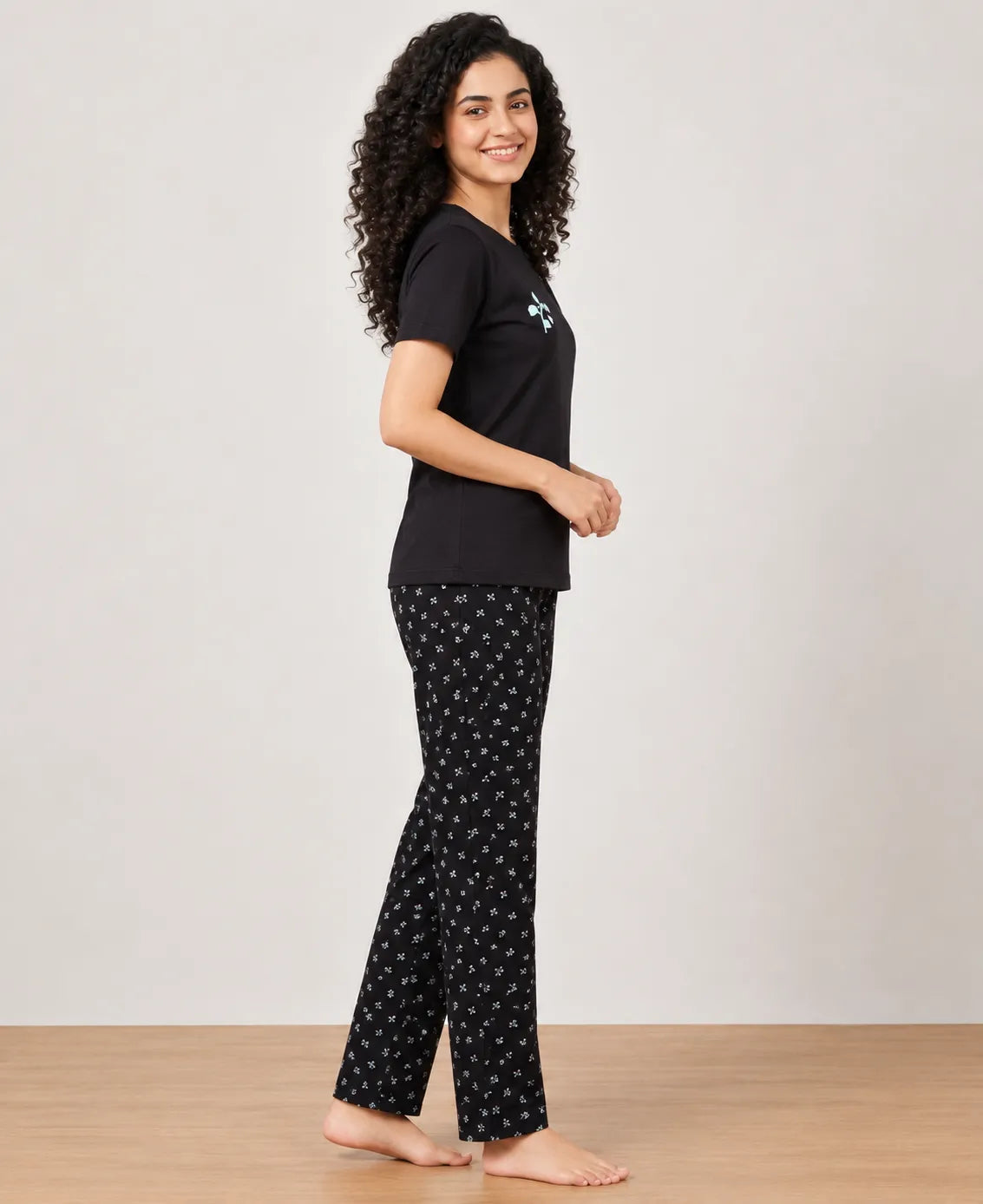 Velure Midnight Petals Pajama Set