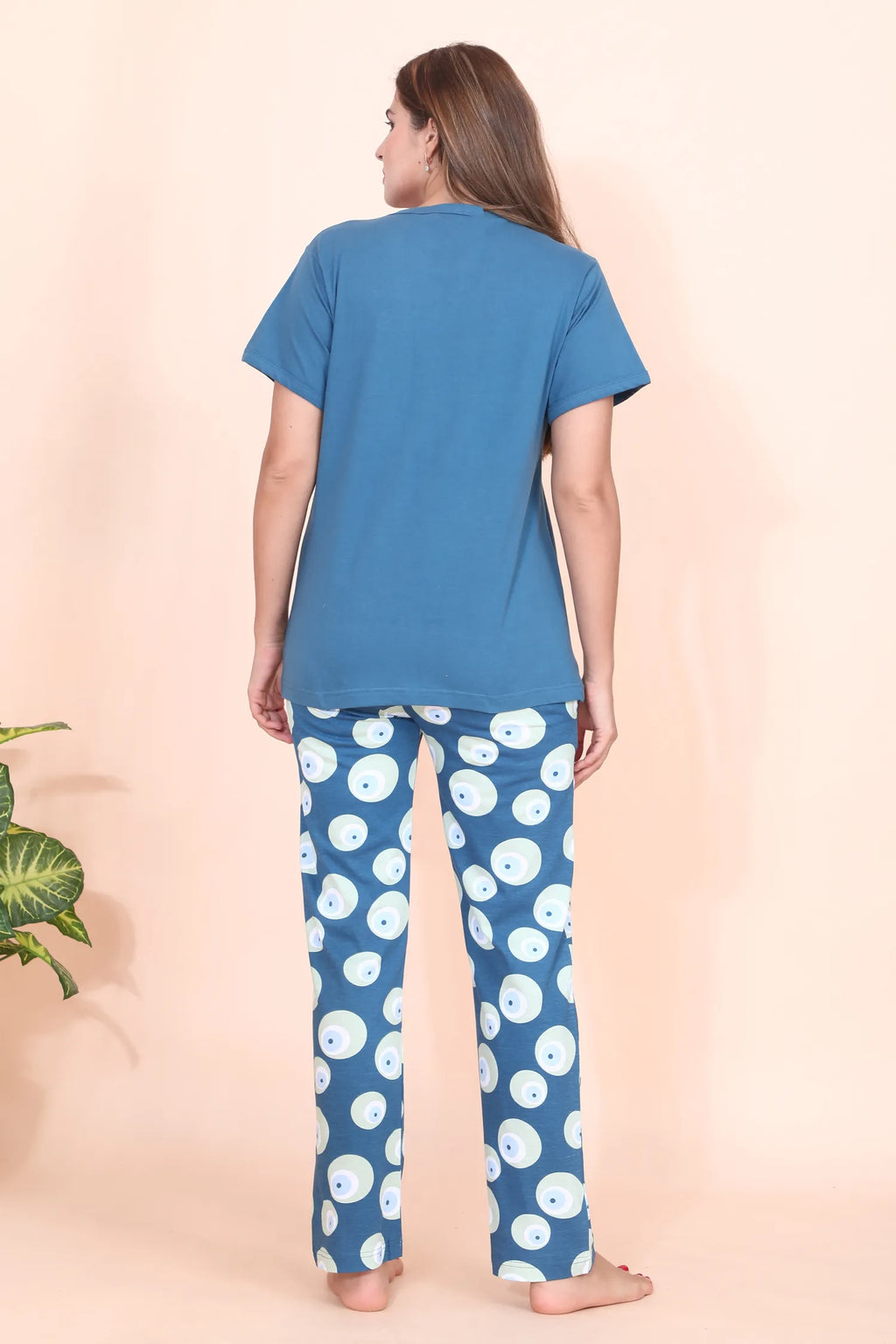 Velure Etnic Printed Pajama Set