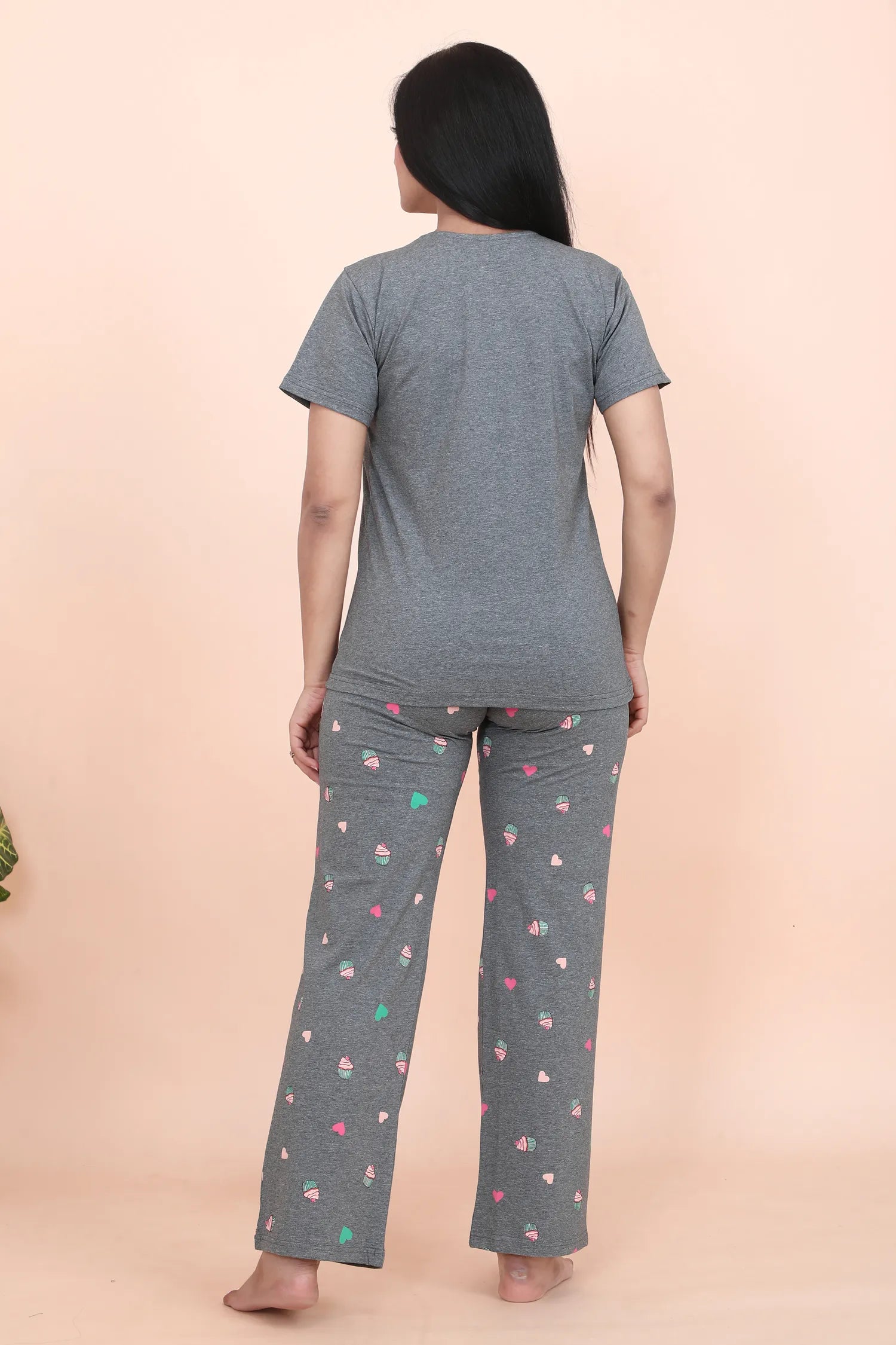 Velure Classic Cupcake Print Pajama Set