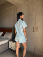 Velure Sage Garden Shorts Set