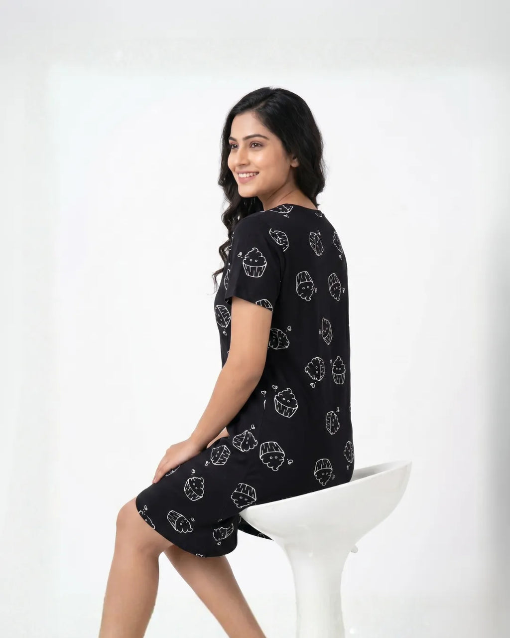 Velure  Cupcake Craze Print Short Nighty