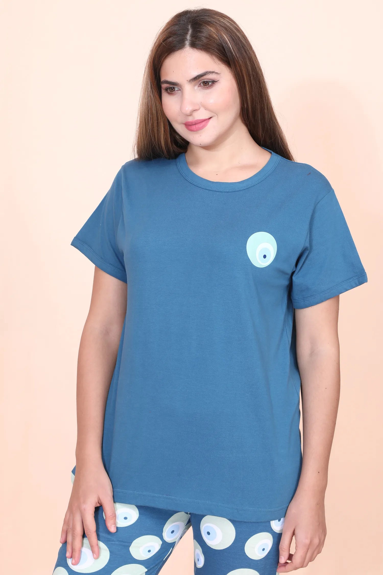 Velure Etnic Printed Pajama Set