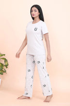 Velure Trendy Panda Print Pajama Set