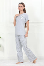 Velure Grey Snoopy Pajama Set