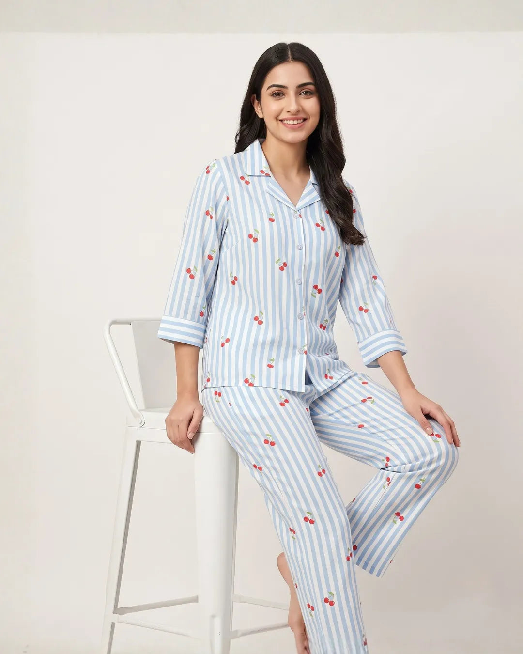 Velure Sweet Cherry Blossom Night Suit